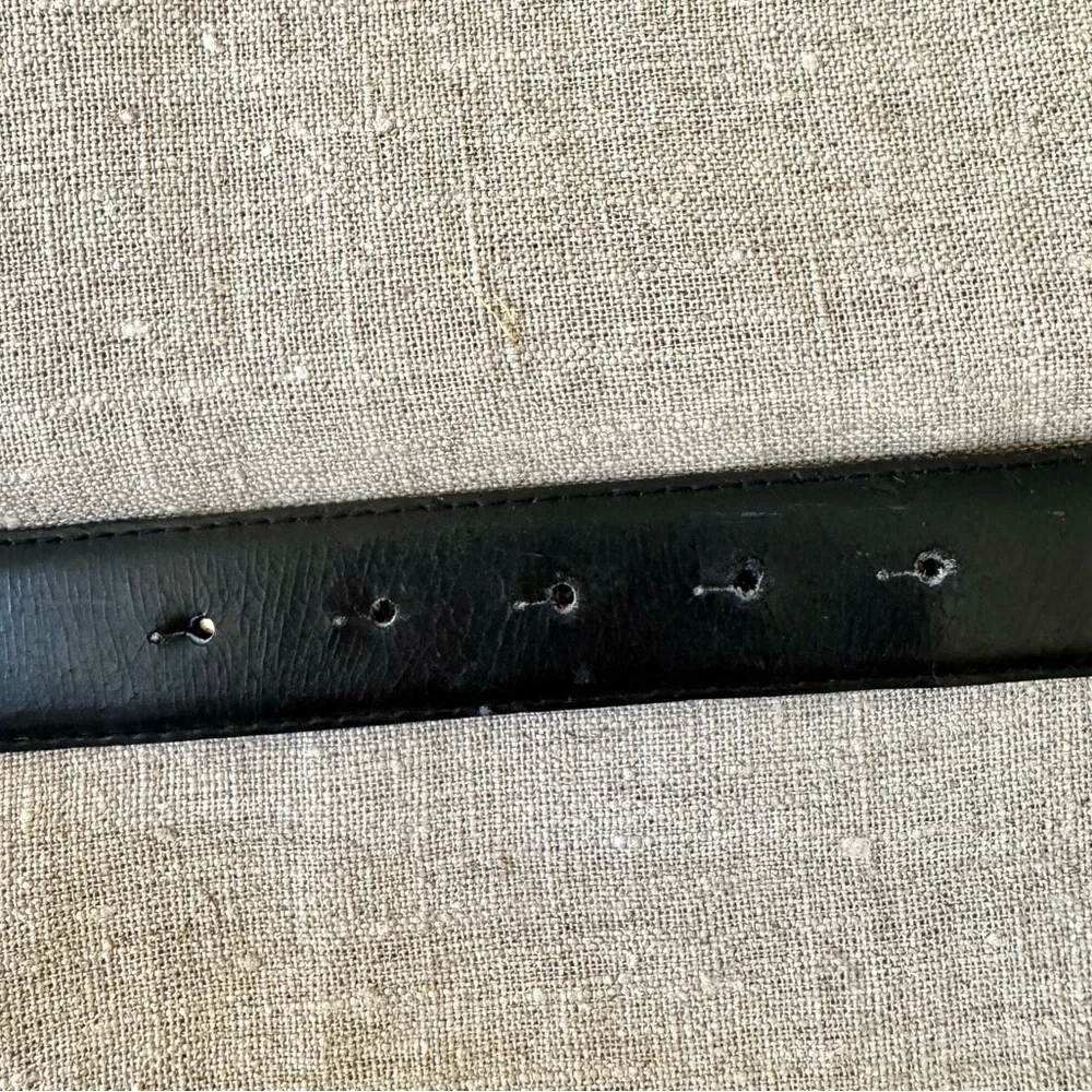 Gail Labelle leather leopard buckle belt - Picture 7 of 9